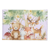 Weibliche Waldtiere Kissenbezug (Rückseite)