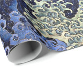 Weibliche Wave Japanisch Vintag Katsushika Hokusai Geschenkpapier (Rolleneckpunkt)