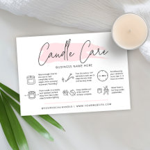 Weibliche Weiblichkeit der Candle Care Card Sicher