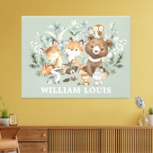 Weibliche Weideflächen Grünwaldtiere Leinwanddruck (Insitu (Wohnzimmer))