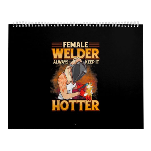 Weibliche Welder Behalte es immer Hotter Kalender (Titelbild)