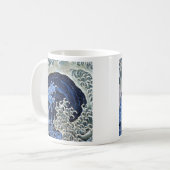 Weibliche Welle, Hokusai Kaffeetasse (Vorderseite Links)