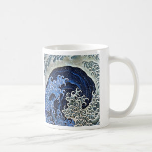 Weibliche Welle, Hokusai Kaffeetasse