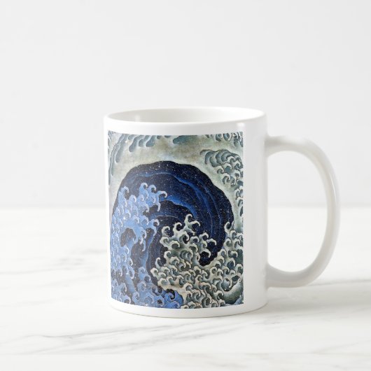 Weibliche Welle, Hokusai Kaffeetasse (Rechts)