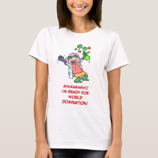 Weibliche Wissenschaftler sind bereit für die Welt T-Shirt