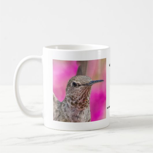 Weiblicher Annas Kolibri-Tasse Kaffeetasse (Links)