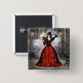 Weiblicher Assistent Button (Vorne & Hinten)