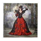 Weiblicher Assistent Fliese (Vorderseite)