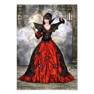 Weiblicher Assistent Fotodruck