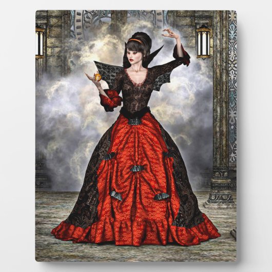 Weiblicher Assistent Fotoplatte (Vorderseite)