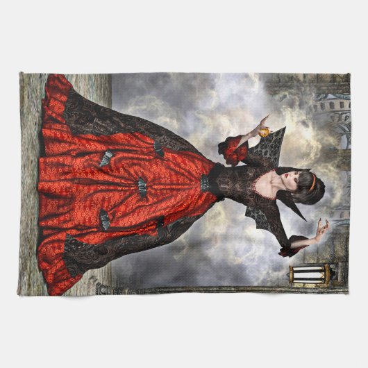 Weiblicher Assistent Handtuch (Horizontal)