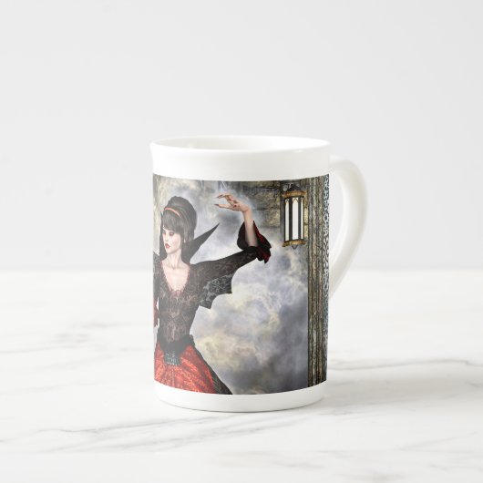 Weiblicher Assistent Porzellantasse (Vorderseite Rechts)