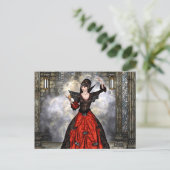 Weiblicher Assistent Postkarte (Stehend Vorderseite)