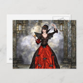 Weiblicher Assistent Postkarte (Vorne/Hinten)