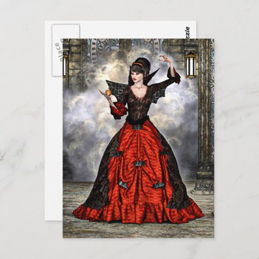 Weiblicher Assistent Postkarte (Vorne/Hinten)