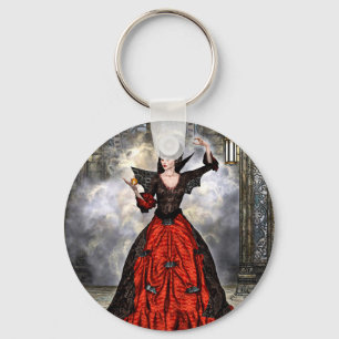 Weiblicher Assistent Schlüsselanhänger