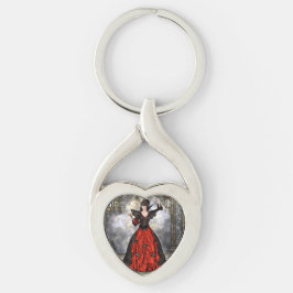 Weiblicher Assistent Schlüsselanhänger