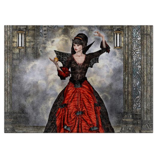 Weiblicher Assistent Schneidebrett (Vorderseite)