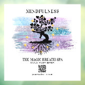 ** Weiblicher Baum Yoga Meditation Reiki Fensteraufkleber (Blatt 3)