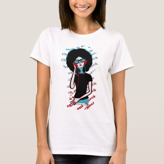 weiblicher DJ T-Shirt (Vorderseite)