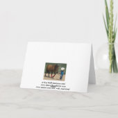 Weiblicher Doktor-oder Krankenschwester-Absolvent Karte (Rückseite)