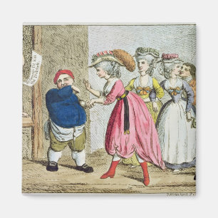 Weiblicher Einfluss oder die Devonshire Leinwand Magnet