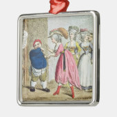 Weiblicher Einfluss oder die Devonshire Leinwand Ornament Aus Metall (Links)
