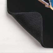 Weiblicher Eisvogel auf einem Ast Mousepad (Ecke)