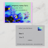 Weiblicher Entwurf der Visitenkarte (Vorne/Hinten)