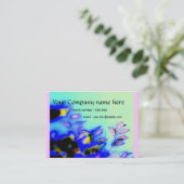 Weiblicher Entwurf der Visitenkarte (Stehend Vorderseite)