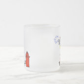 Weiblicher Feuerwehrmann mit Schlauch-T - Shirts Mattglastasse (Mittel)