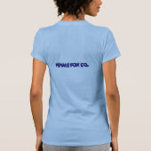 Weiblicher Fox Co. durch Joanna Raposa T-Shirt (Rückseite)