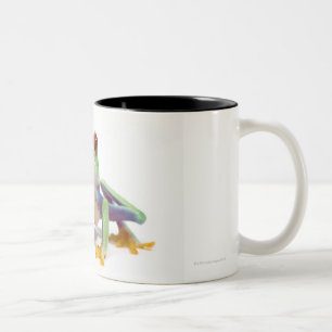 Weiblicher Frosch 2 Zweifarbige Tasse