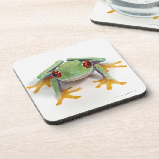 Weiblicher Frosch Getränkeuntersetzer (Linke Seite)