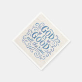 Weiblicher Gott ist gute Typografie Serviette (Ecke)