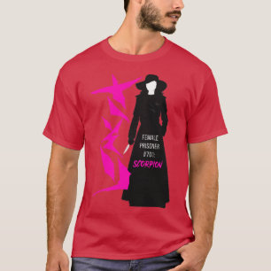Weiblicher Häftling 701 Skorpion T-Shirt