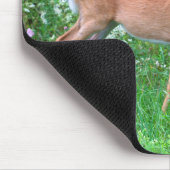 Weiblicher Hirsch Mousepad (Ecke)