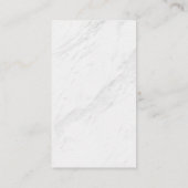 Weiblicher Hund auf der Tabelle Visitenkarte (Rückseite)