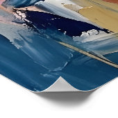 Weiblicher Impressionisten-Cottage-Core Poster (Ecke)