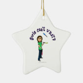 Weiblicher Juggler Keramik Ornament (Rechts)