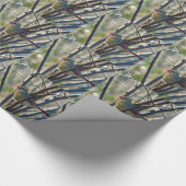 Weiblicher Kardinal Geschenkpapier (Ecke)