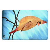 Weiblicher Kardinal Magnet (Horizontal)