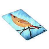 Weiblicher Kardinal Magnet (Rechte Seite)