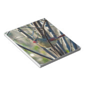 Weiblicher Kardinal Notizblock (angewinkelt)