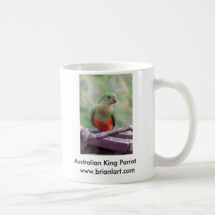 Weiblicher Königpapagei Kaffeetasse