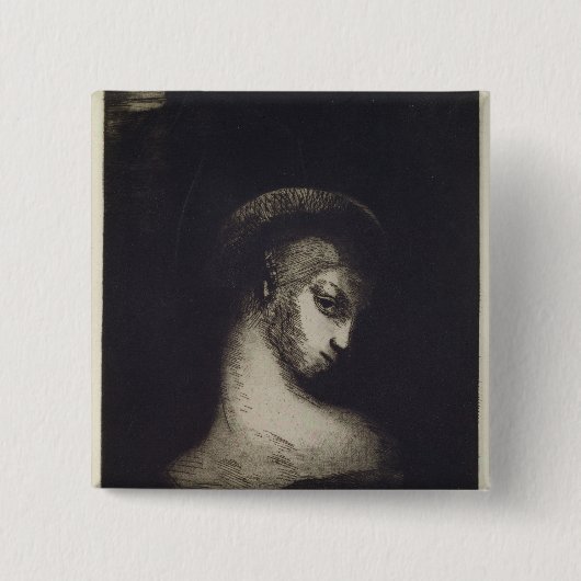 Weiblicher Kopf Button (Vorderseite)