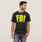 WEIBLICHER KÖRPER-INSPEKTOR FBI T-Shirt (Vorne ganz)