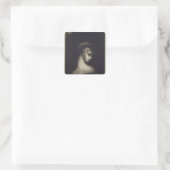 weiblicher Leiter Quadratischer Aufkleber (Tasche)