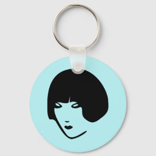 weiblicher Leiter Schlüsselanhänger