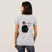 Weiblicher Leiter T-Shirt (Schwarz voll)